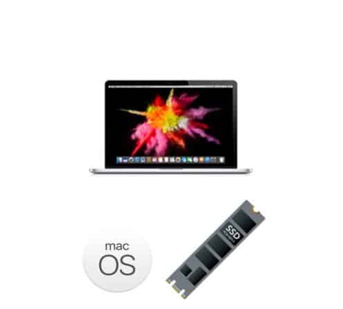 Disco SSD para MacBook Air con sistema operativo MacOS