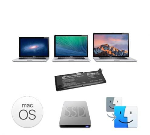 Packs ampliación MacBook Pro SSD + RAM con/sin batería