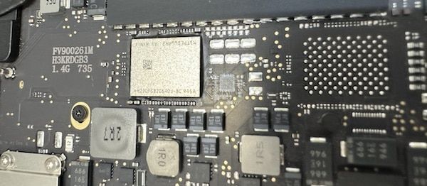 ampliacion de disco duro ssd soldado en placa de Mac